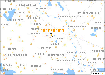 map of Concepción