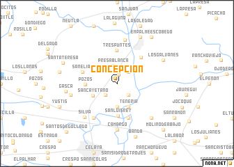 map of Concepción