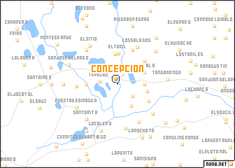 map of Concepción