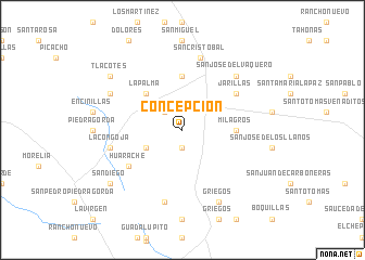 map of Concepción