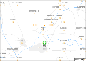 map of Concepción