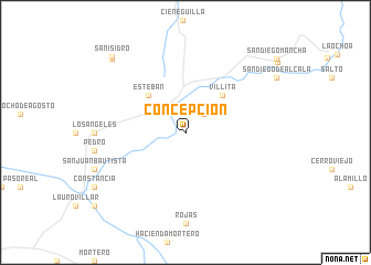 map of Concepción