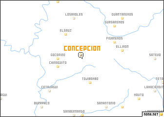 map of Concepción