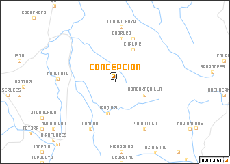 map of Concepción