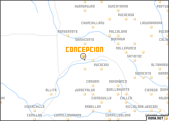 map of Concepción