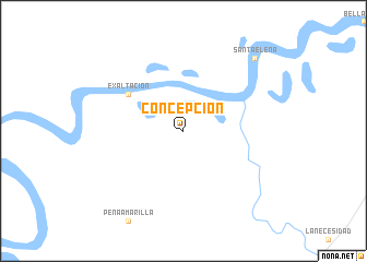 map of Concepción