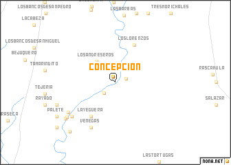 map of Concepción