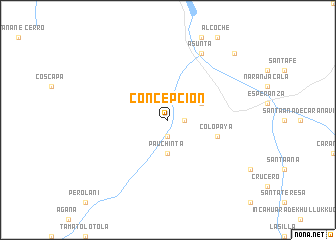 map of Concepción