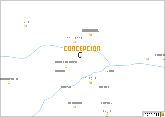 map of Concepción