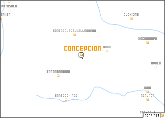 map of Concepción