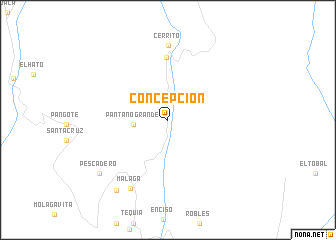 map of Concepción