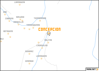 map of Concepción