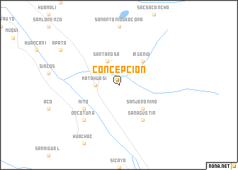 map of Concepción