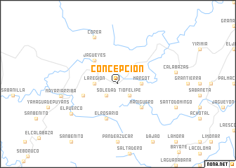 map of Concepción