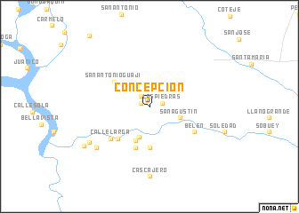 map of Concepción