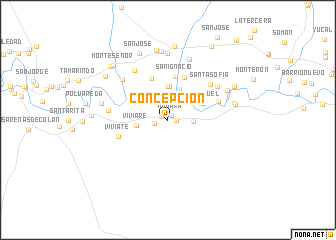 map of Concepción