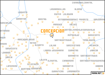 map of Concepción