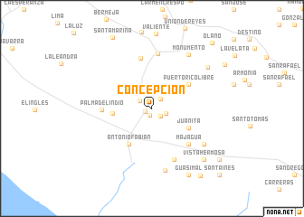 map of Concepción