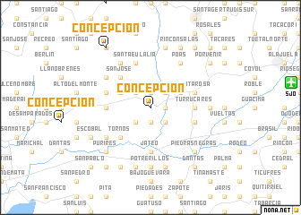 map of Concepción