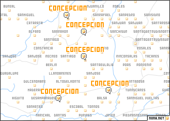 map of Concepción