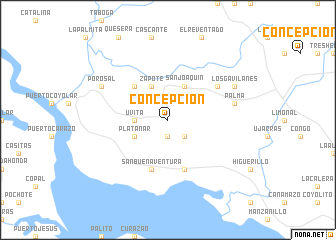 map of Concepción