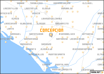 map of Concepción