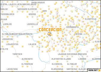 map of Concepción