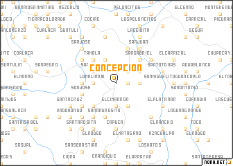 map of Concepción