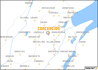 map of Concepcion