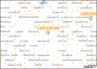 map of Concepción