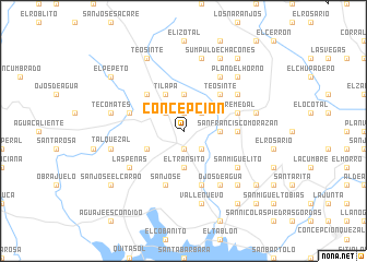 map of Concepción