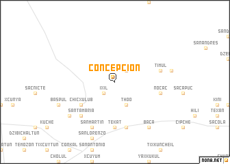 map of Concepción