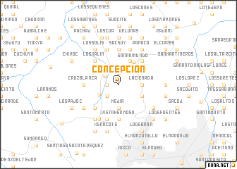 map of Concepción