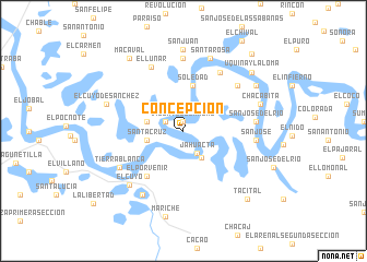 map of Concepción