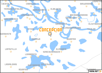 map of Concepción