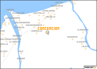 map of Concepción