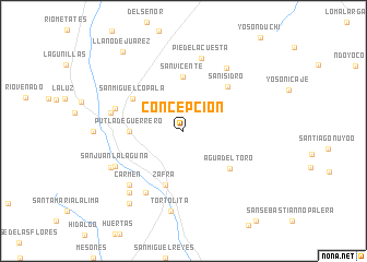 map of Concepción