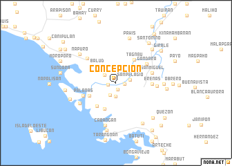 map of Concepcion