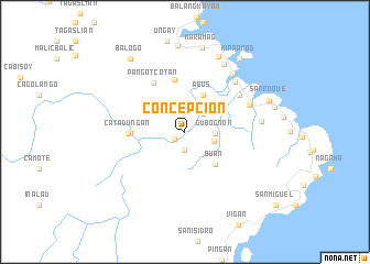 map of Concepcion