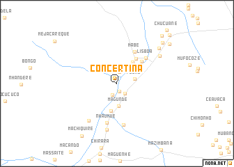 map of Concertina