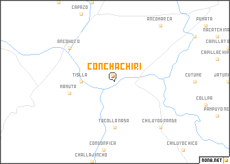 map of Concha Chiri