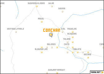 map of Cónchar