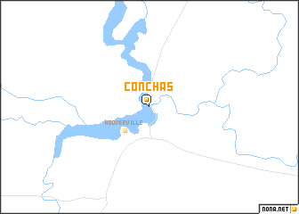 map of Conchas