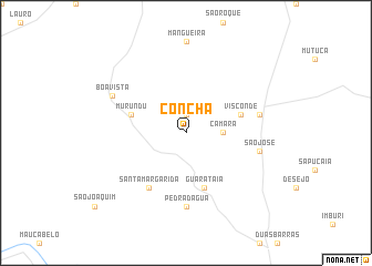 map of Concha