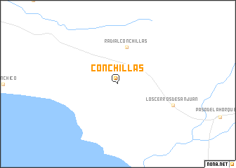 map of Conchillas