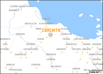 map of Conchita