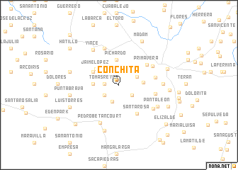 map of Conchita