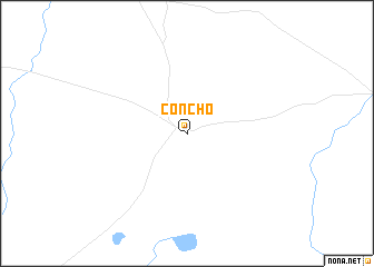 map of Concho