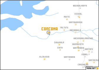 map of Concomá