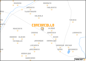 map of Concorcollo